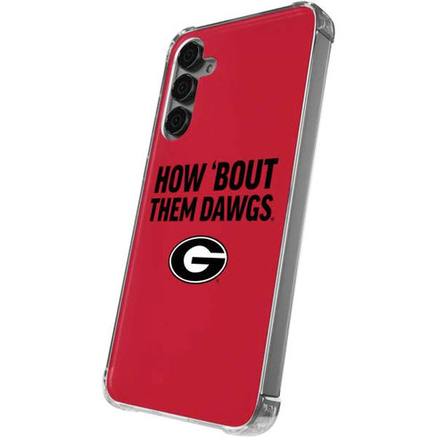 University of Georgia How Bout Them Dawgs Galaxy S24 Plus Clear Case